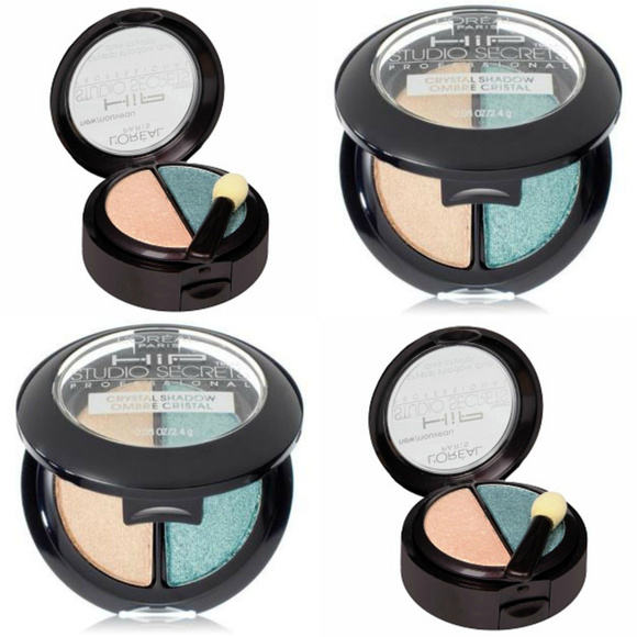 L'OREAL HIP STUDIO SECRETS CRYSTAL DUO EYE SHADOW - Picture 1 of 4